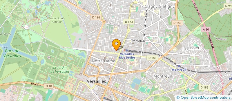 localisation de l'entreprise MADAME BEATRICE DE ROQUEFEUIL à VERSAILLES