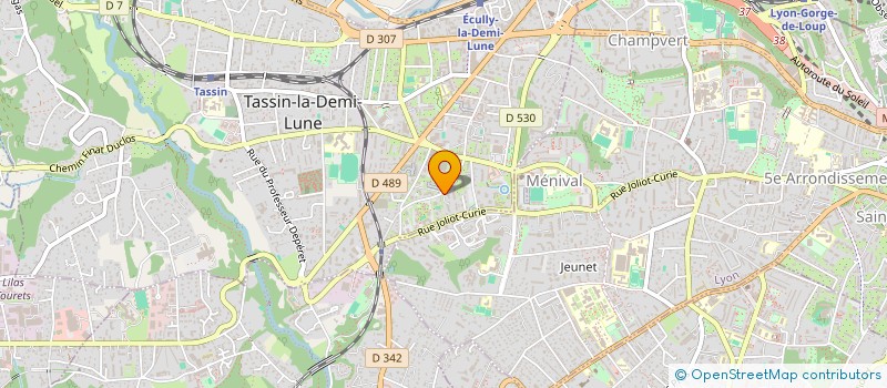 localisation de l'entreprise MADAME BEATRICE DECUIGNIERES  TASSIN-LA-DEMI-LUNE