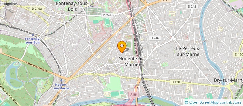 localisation de l'entreprise MADAME BEATRICE DEFONTAINE  NOGENT-SUR-MARNE