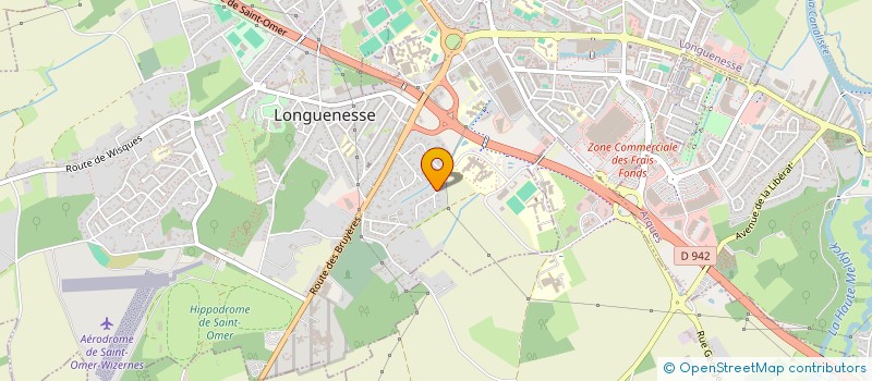 localisation de l'entreprise MADAME BEATRICE DEGRAVE  LONGUENESSE