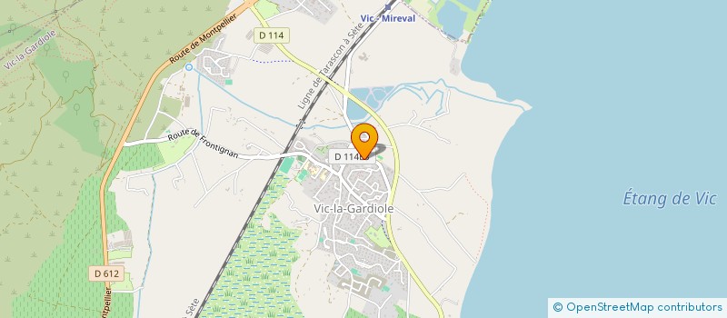 localisation de l'entreprise MADAME BEATRICE DEHENRY  VIC-LA-GARDIOLE