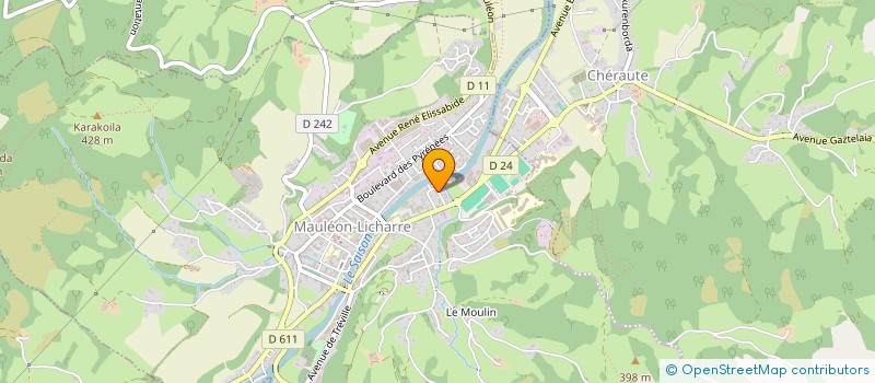 localisation de l'entreprise MADAME BEATRICE DELAHAYE  MAULEON-LICHARRE