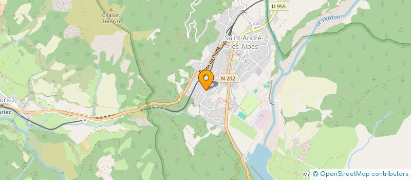 localisation de l'entreprise MADAME BEATRICE DELLIS à SAINT-ANDRE-LES-ALPES