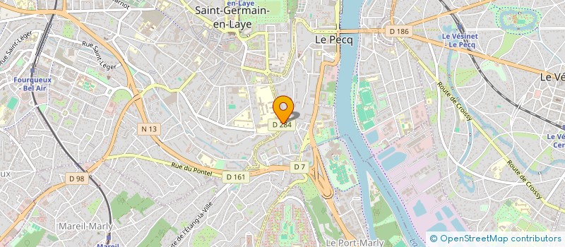 localisation de l'entreprise MADAME BEATRICE DELON à LE PECQ