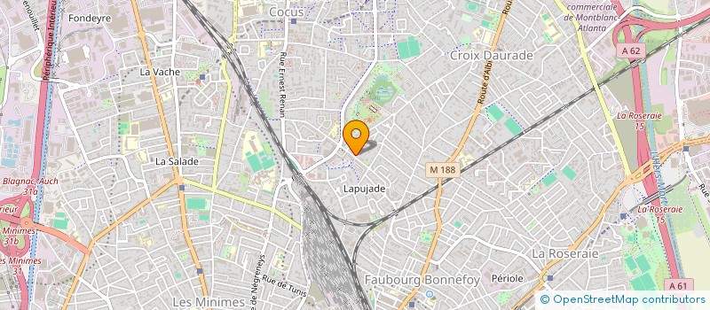localisation de l'entreprise MADAME BEATRICE DELPECH  TOULOUSE