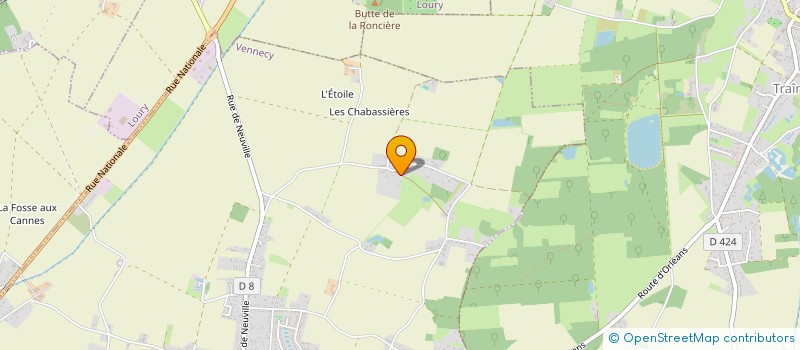 localisation de l'entreprise MADAME BEATRICE DELUBRIAC  VENNECY