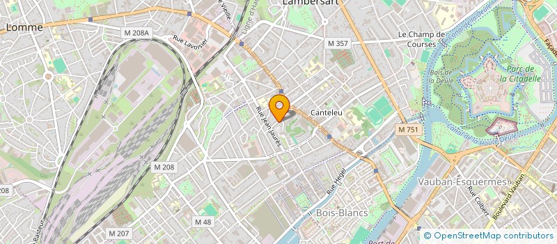 localisation de l'entreprise MADAME BEATRICE DENIS à LILLE