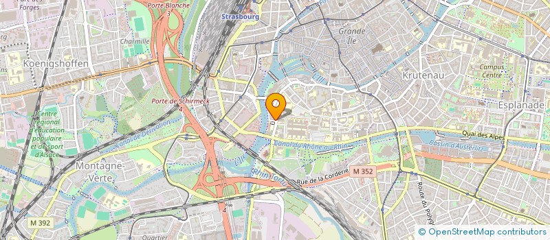localisation de l'entreprise MADAME BEATRICE DEPIN à STRASBOURG