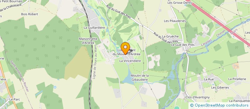 localisation de l'entreprise MADAME BEATRICE DESVAUX  SAINT-ANTOINE-DU-ROCHER