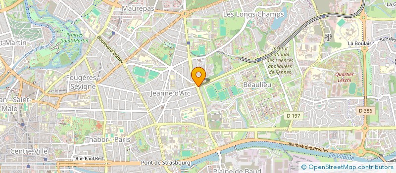 localisation de l'entreprise MADAME BEATRICE DETOC  RENNES