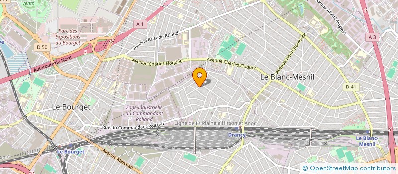 localisation de l'entreprise MADAME BEATRICE DEVENYNS  DRANCY