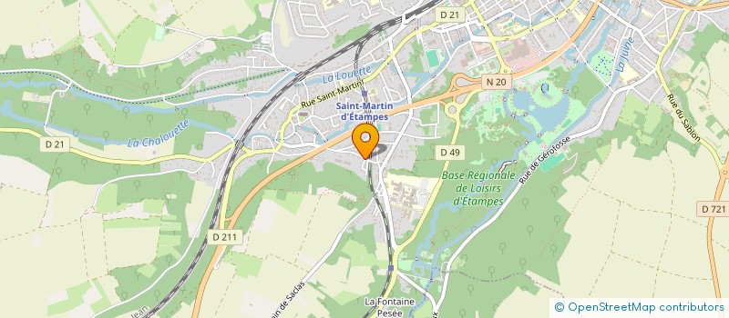 localisation de l'entreprise MADAME BEATRICE DIABI à ETAMPES