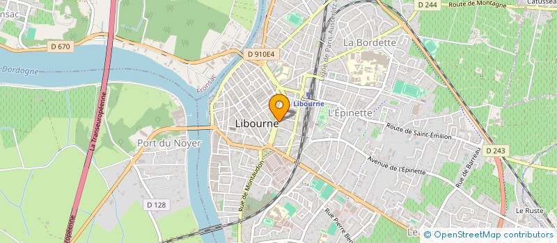 localisation de l'entreprise MADAME BEATRICE DIDIER  LIBOURNE