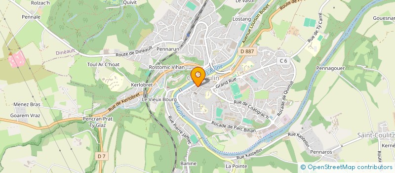 localisation de l'entreprise MADAME BEATRICE DIVERRES  CHATEAULIN