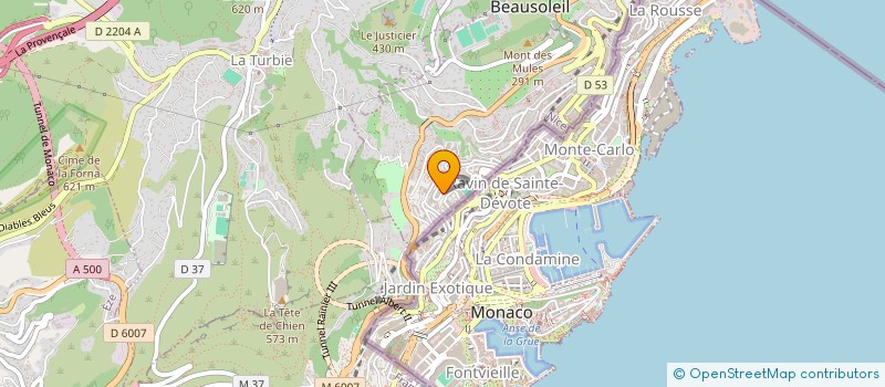 localisation de l'entreprise MADAME BEATRICE DOBO à BEAUSOLEIL