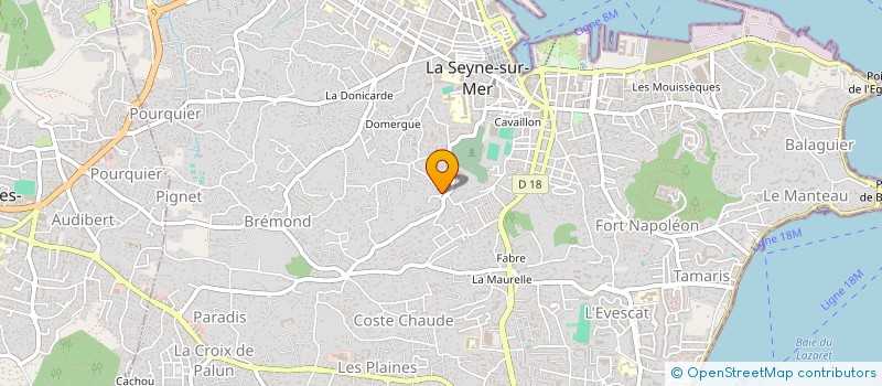 localisation de l'entreprise MADAME BEATRICE DOCHOT  LA SEYNE-SUR-MER