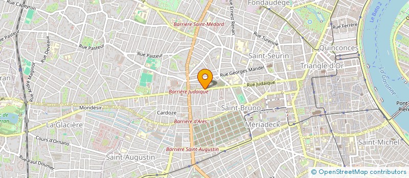 localisation de l'entreprise MADAME BEATRICE DU MERLE  BORDEAUX