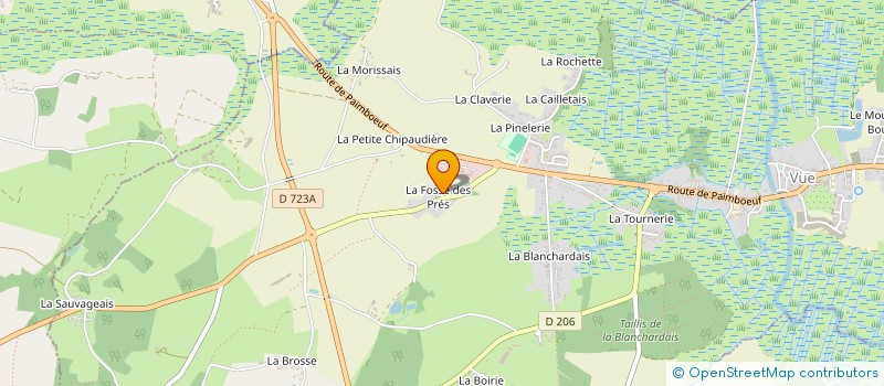 localisation de l'entreprise MADAME BEATRICE DUBLANGE  VUE