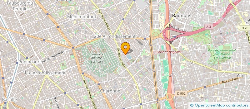 localisation de l'entreprise MADAME BEATRICE DUBOIS à PARIS