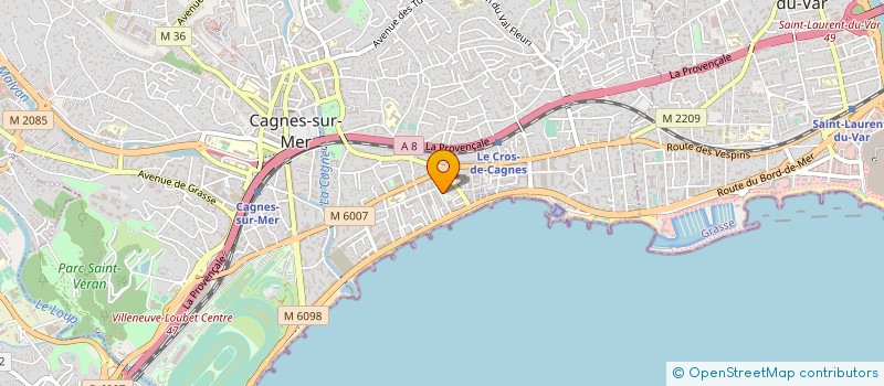 localisation de l'entreprise MADAME BEATRICE DUCLOS à CAGNES-SUR-MER