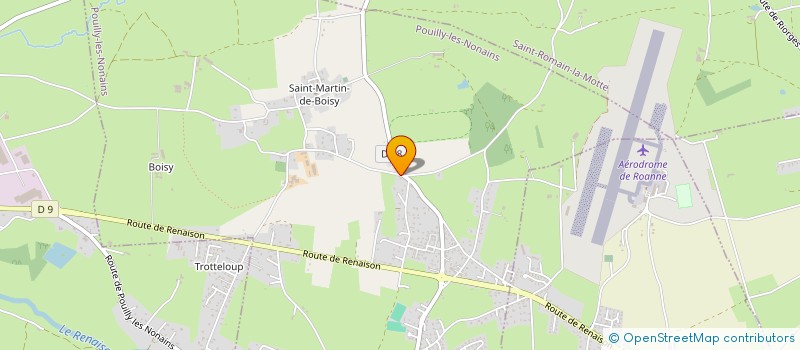 localisation de l'entreprise MADAME BEATRICE DUCROS  POUILLY-LES-NONAINS