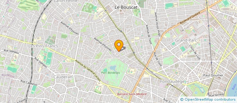 localisation de l'entreprise MADAME BEATRICE DUFFET à BORDEAUX