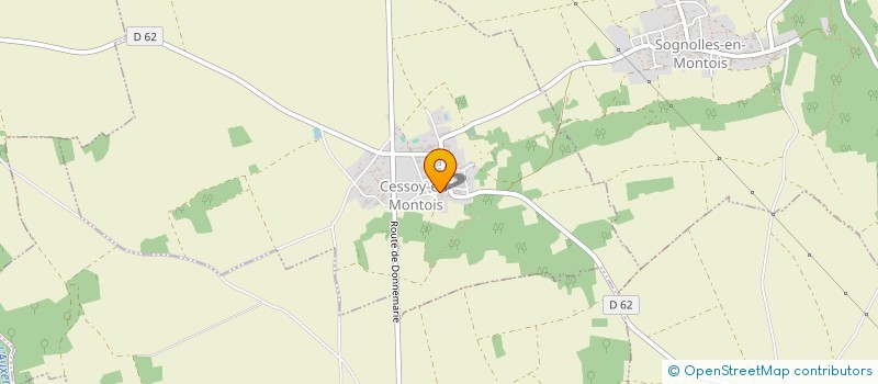 localisation de l'entreprise MADAME BEATRICE DUPRAT  CESSOY-EN-MONTOIS