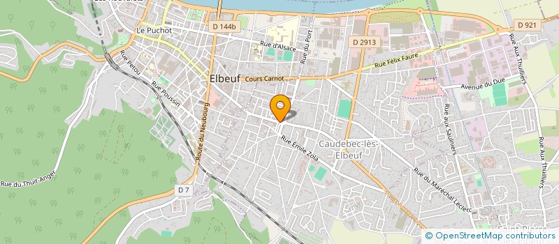 localisation de l'entreprise MADAME BEATRICE DUPUIS  CAUDEBEC-LES-ELBEUF