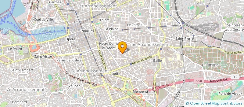 localisation de l'entreprise MADAME BEATRICE DURAND à MARSEILLE