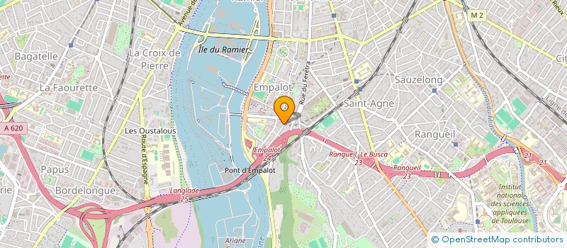 localisation de l'entreprise MADAME BEATRICE DURANTOU à TOULOUSE