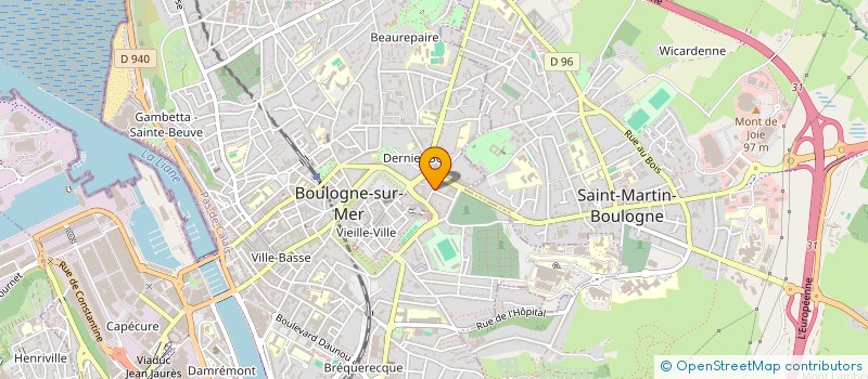 localisation de l'entreprise MADAME BEATRICE DUVIVIER à BOULOGNE-SUR-MER