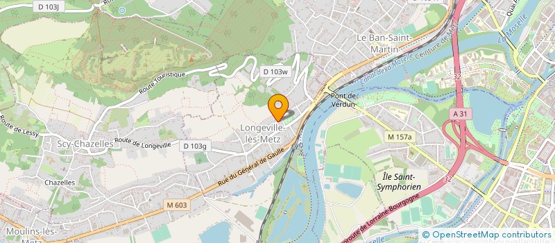 localisation de l'entreprise MADAME BEATRICE EBERLAND  LE BAN-SAINT-MARTIN