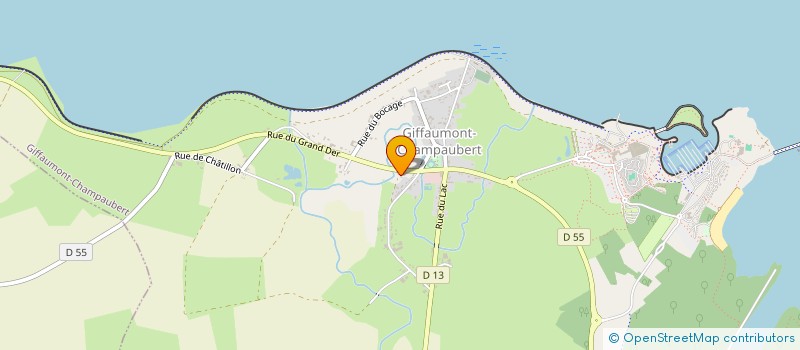 localisation de l'entreprise MADAME BEATRICE EGU  GIFFAUMONT-CHAMPAUBERT