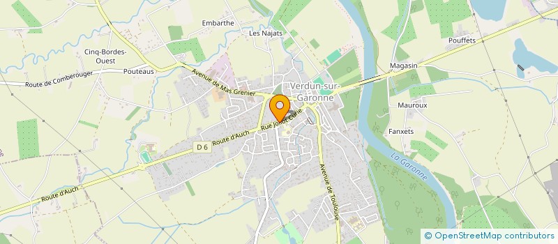 localisation de l'entreprise MADAME BEATRICE ESCABASSE  VERDUN-SUR-GARONNE