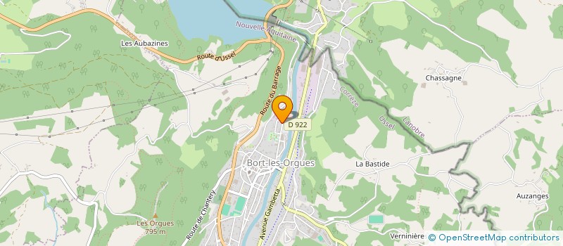 localisation de l'entreprise MADAME BEATRICE ESCUDIER  BORT-LES-ORGUES