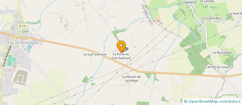 localisation de l'entreprise MADAME BEATRICE ETIENNE à FAY-DE-BRETAGNE
