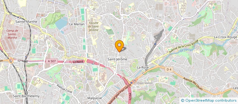 localisation de l'entreprise MADAME BEATRICE EUSTACHE à MARSEILLE