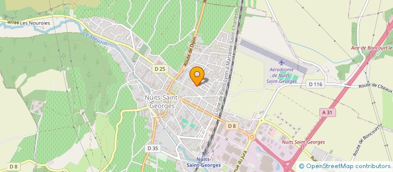 localisation de l'entreprise MADAME BEATRICE EUVRARD  NUITS-SAINT-GEORGES