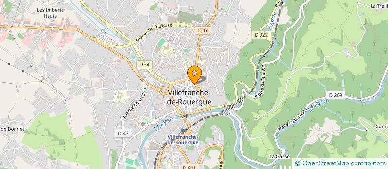 localisation de l'entreprise MADAME BEATRICE FABRE à VILLEFRANCHE-DE-ROUERGUE