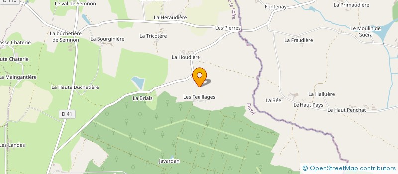 localisation de l'entreprise MADAME BEATRICE FAUCHEUX  FERCE