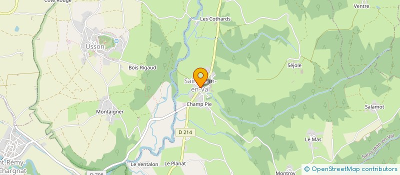 localisation de l'entreprise MADAME BEATRICE FAURE  CONDAT-LES-MONTBOISSIER