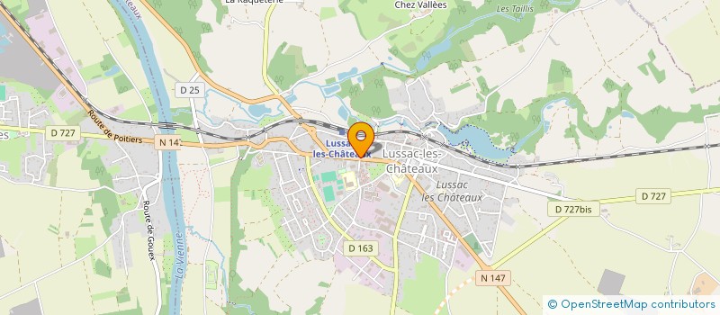 localisation de l'entreprise MADAME BEATRICE FAVARD à LUSSAC-LES-CHATEAUX