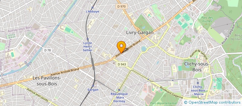 localisation de l'entreprise MADAME BEATRICE FEDOR  LIVRY-GARGAN