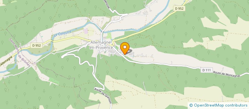 localisation de l'entreprise MADAME BEATRICE FERRARI  ALLEMAGNE-EN-PROVENCE