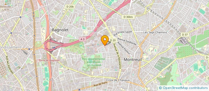 localisation de l'entreprise MADAME BEATRICE FERRATI à MONTREUIL