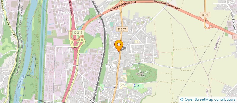 localisation de l'entreprise MADAME BEATRICE FERRITTI  FEYZIN