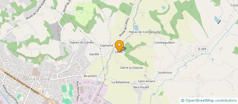 localisation de l'entreprise MADAME BEATRICE FERRO  CASTELCULIER