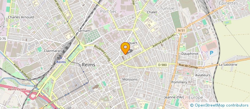 localisation de l'entreprise MADAME BEATRICE FERTE  REIMS