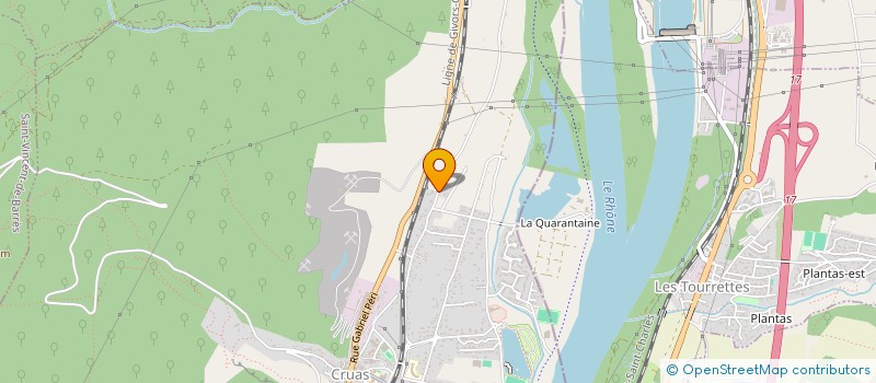 localisation de l'entreprise MADAME BEATRICE FIGUEIREDO FALCAO CORREIA  CRUAS