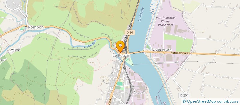 localisation de l'entreprise MADAME BEATRICE FILIPETTO  LE POUZIN